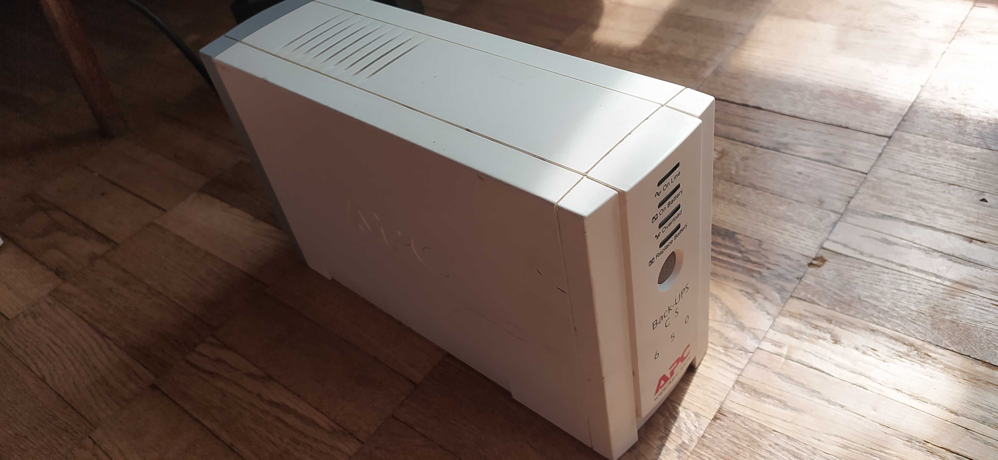 UPS, ИБП, бесперебойник APC CS 650, 400Вт, 12В