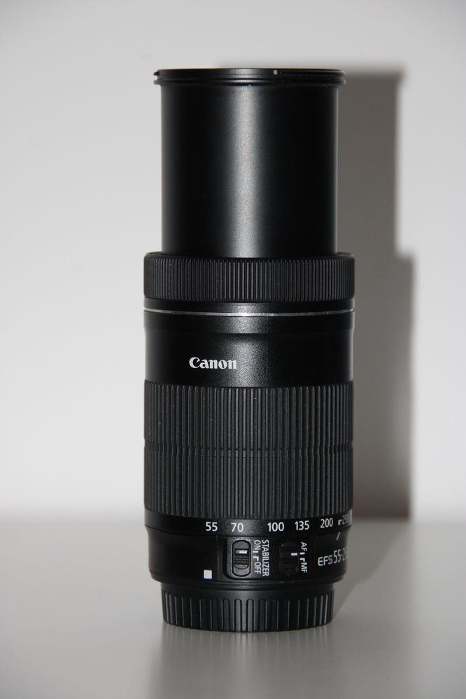 Lente canon 55 250mm