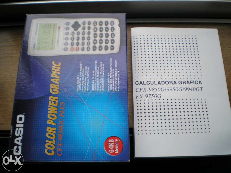 Calculadora casio cfx – 9850 gc plus