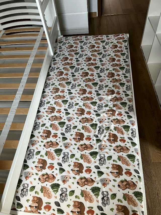 Sprzedam łóżko piętrowe 3-osobowe dla dzieci – 180x80, kolor biały