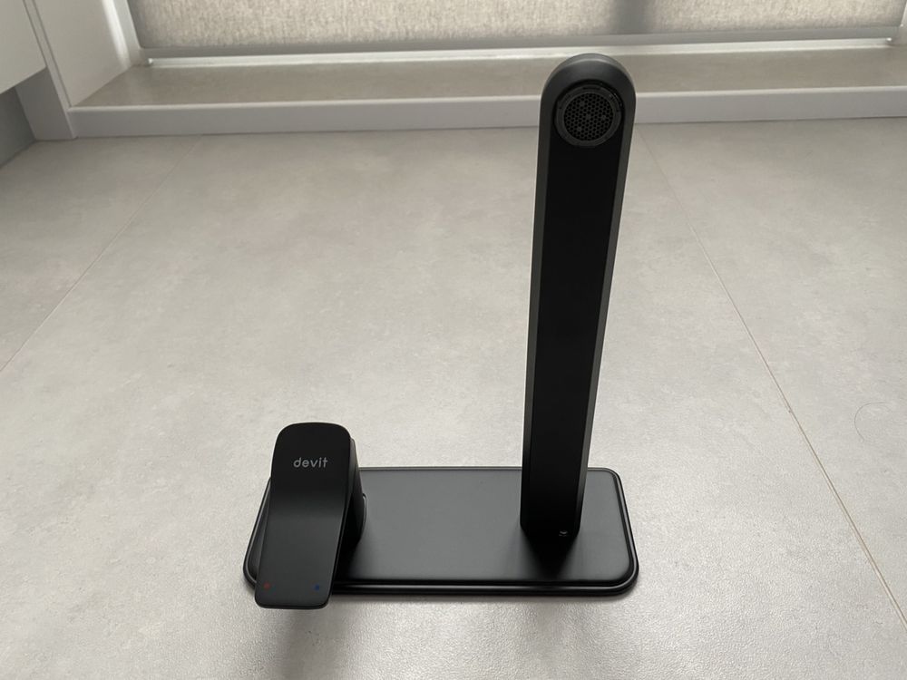 Змішувач прихованого монтажу DEVIT UP 8101X120B.(чорний матовий)