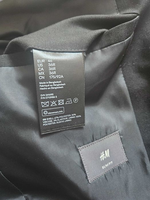 Garnitur męski h&m