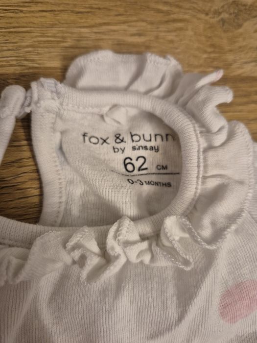 Bodziaki Body 62 cm paczka zestaw wyprawka 4 sztuki