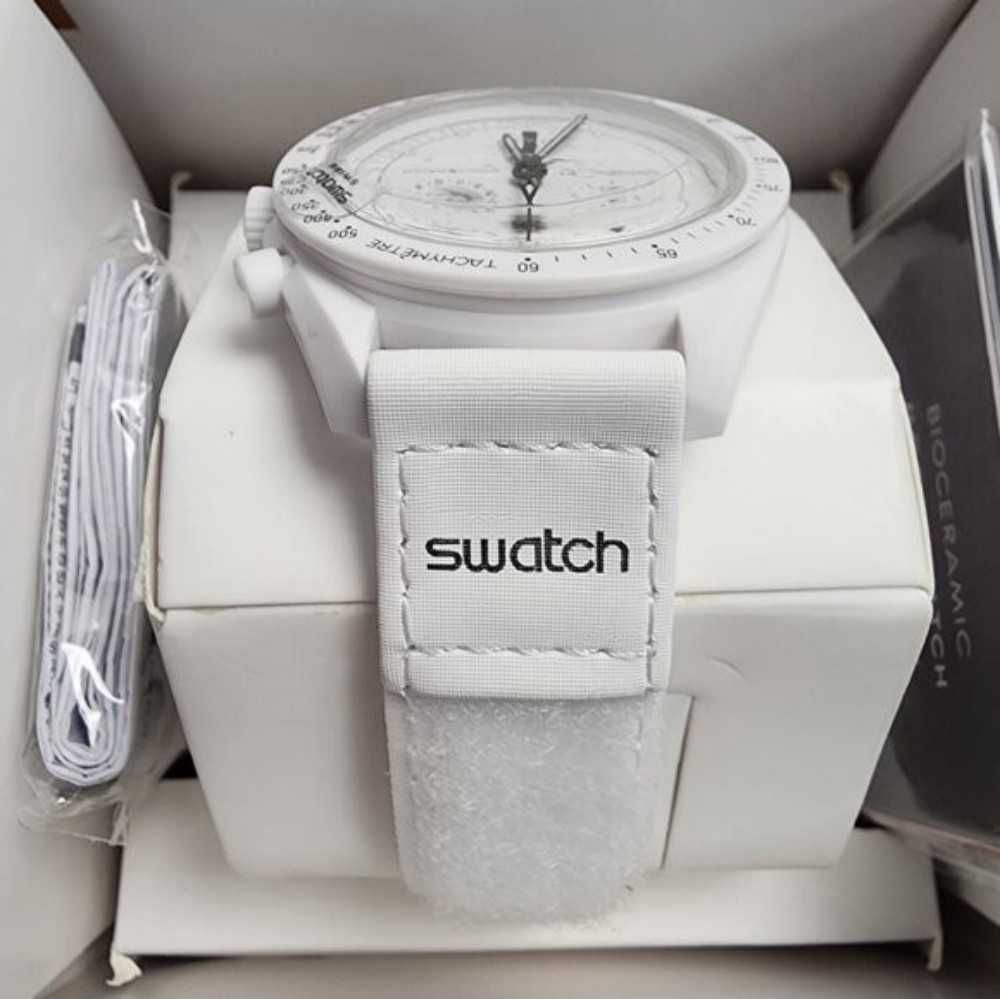 Kosmiczny Zegarek Omega x Swatch Snoopy SO33W700