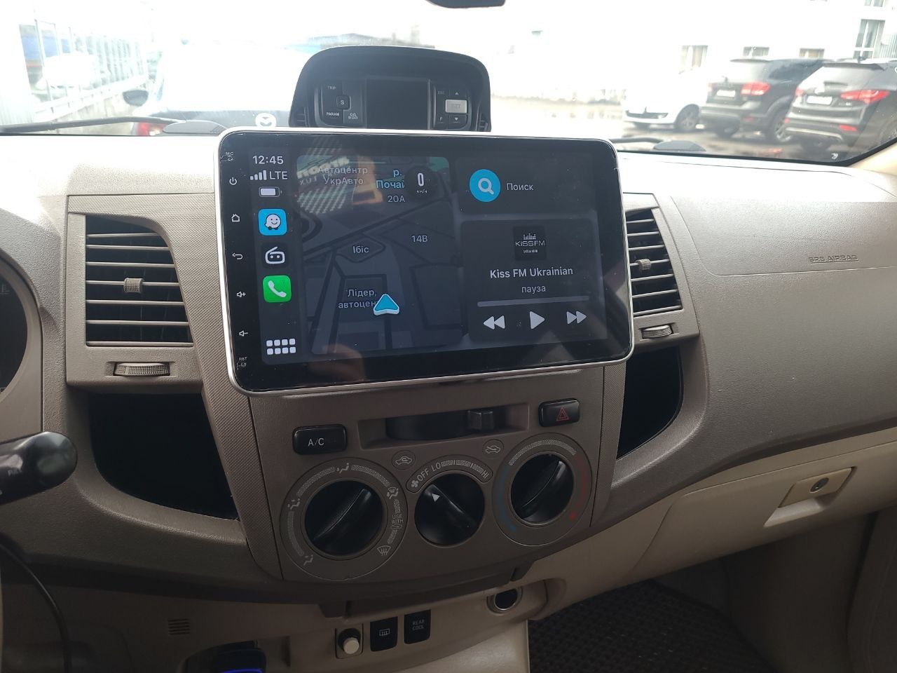 Магнитола новая для Toyota Fortuner 8 ядер CarPlay 4G OLED