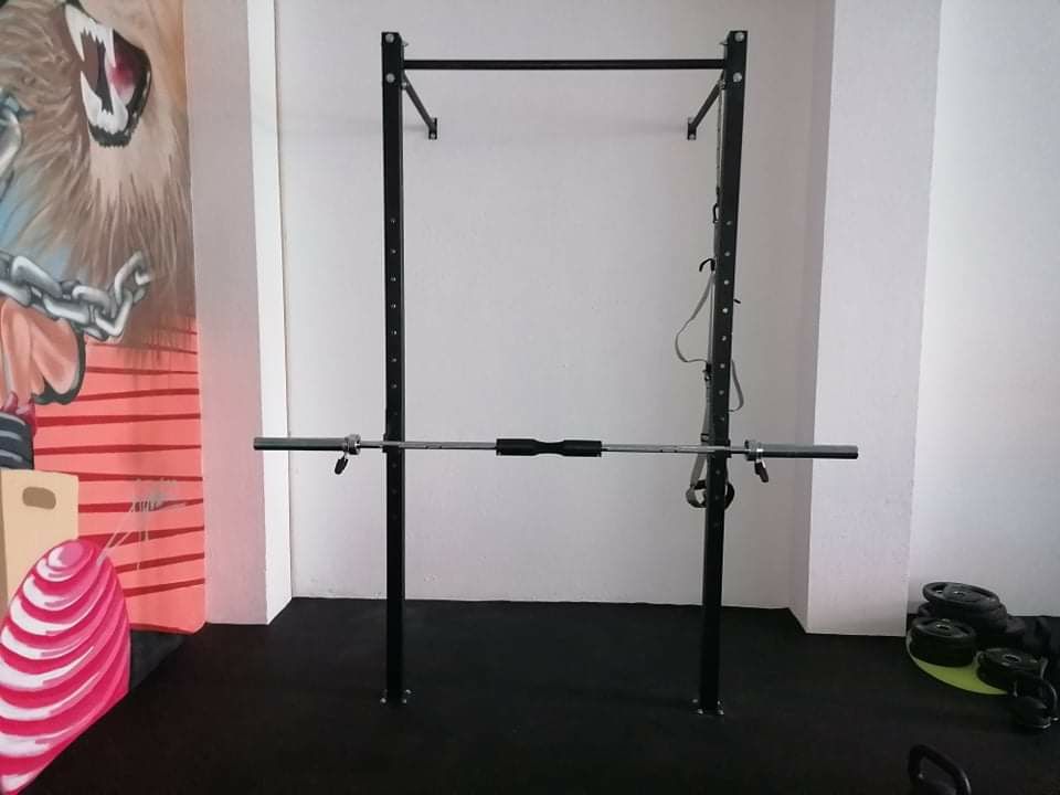 Rack pullups crossfit ginasio musculação