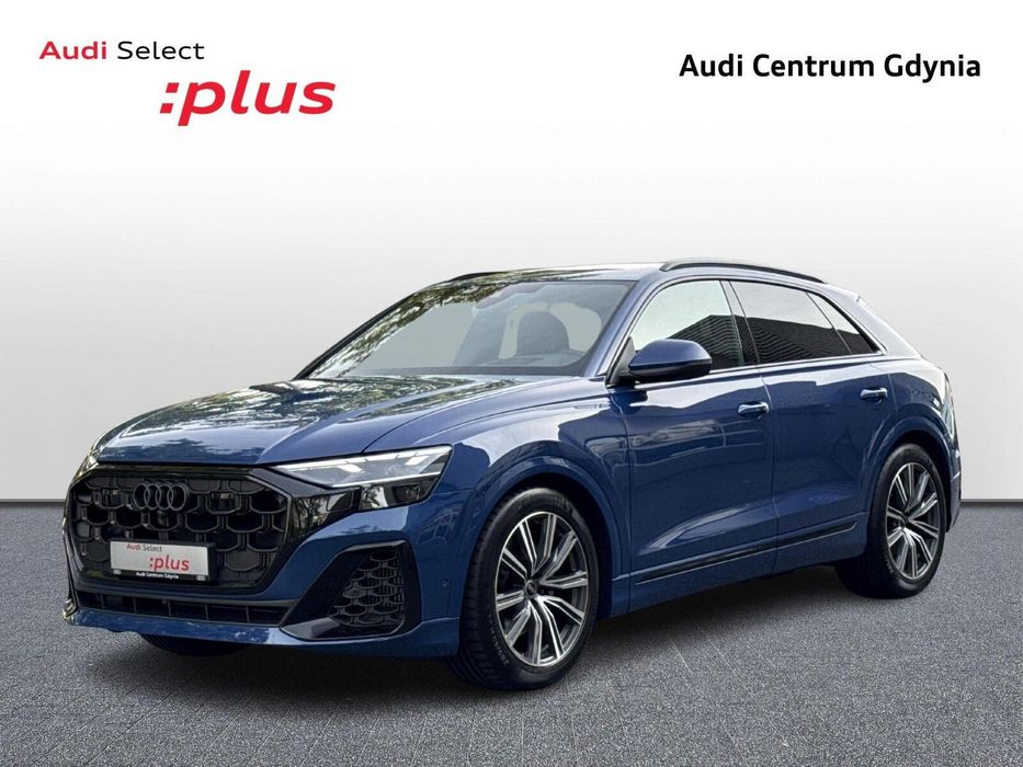 Audi Q8 S-line, HAK, Kamery360, HUD, Miasto/Trasa, Ambiente, Gwar 2029