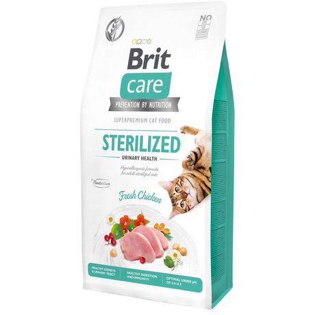 Сухой корм Brit Care Cat GF Sterilized Urinary Health 7 кг