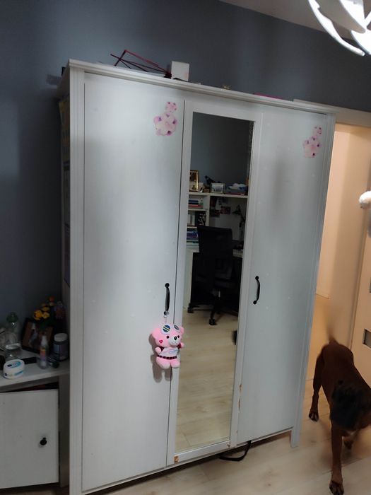 Szafa komoda biurko meble jasne komplet szafka nocna