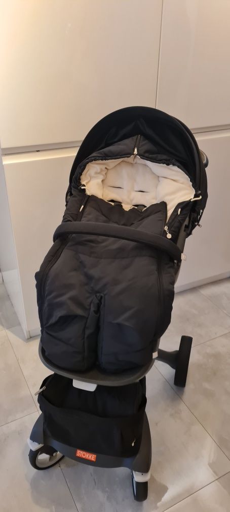 Wózek dziecięcy Stokke 2w1 + Winter kit zimowy