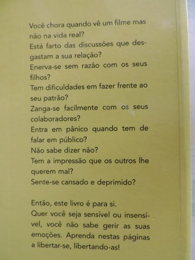 O Que Se Passa Comigo? – Controle as Emoções