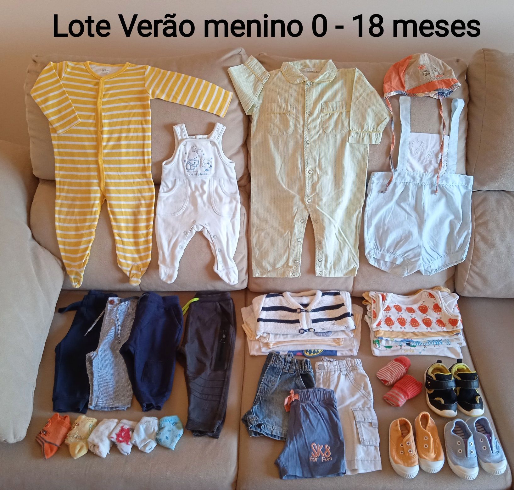 Lote Verão 0 - 18 meses