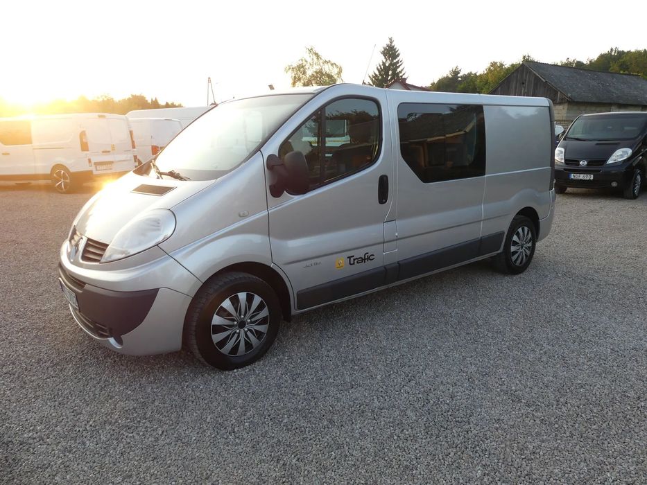 Renault TRAFIC  2.0 dci 115KM*L2H1 Long*Dubel Kabina*Brygadówka*Doka*Oryginał*Zadbany*