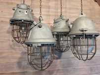 Niemieckie lampy przemysłowe, industrialne, LOFT