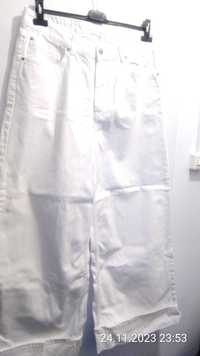 Americanos Białe szerokie jeansy 32, 42/44