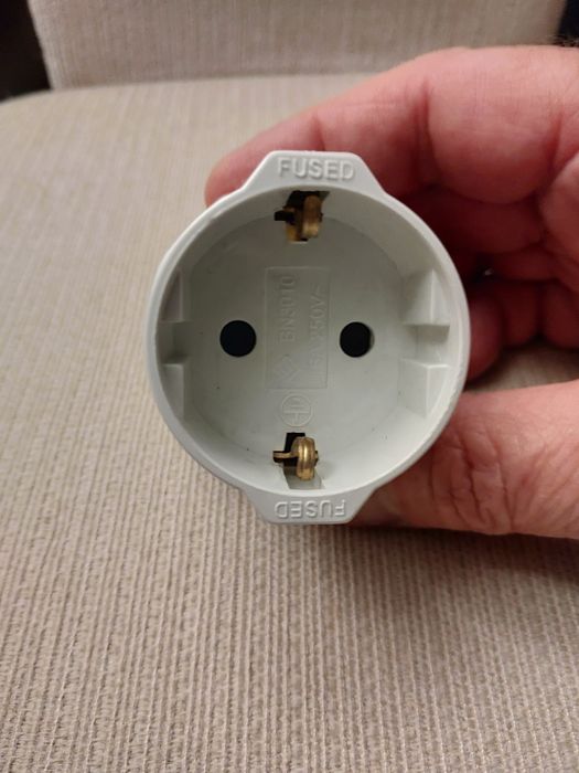 Adaptador inglês p/euro