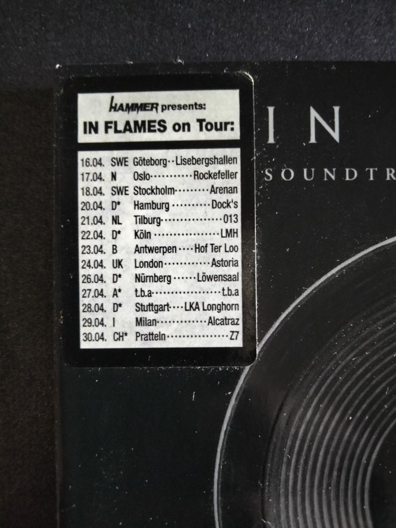 In Flames Soundtrack To Your Escape edição limitada