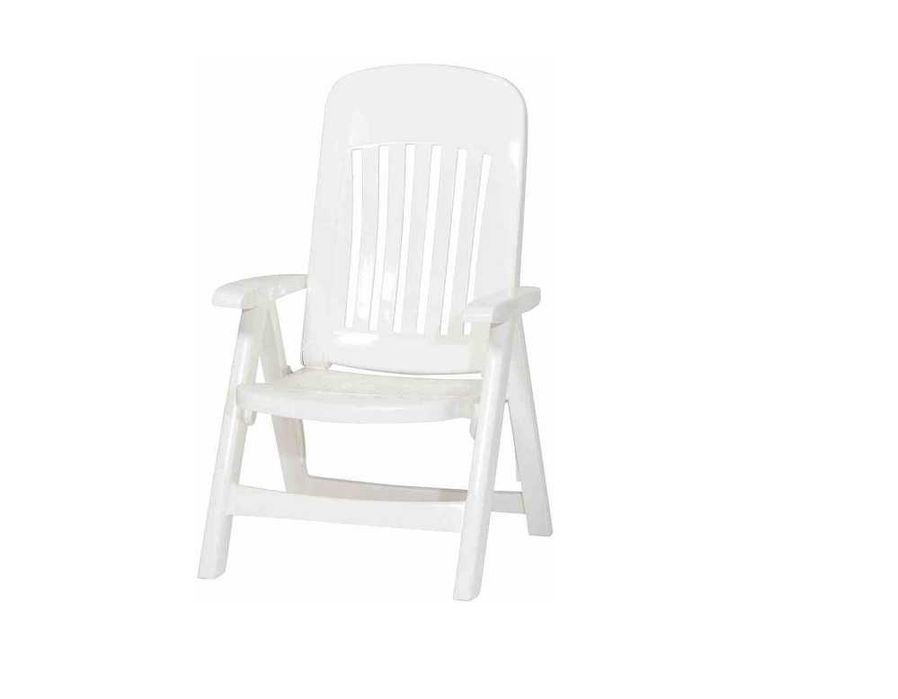 крісло розкладний стілець Sieger 828/W Comtesse пластик 66x65x108 см