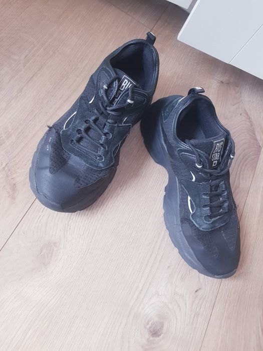 Skórzane buty sportowe damskie marki Big Star rozmiar 40