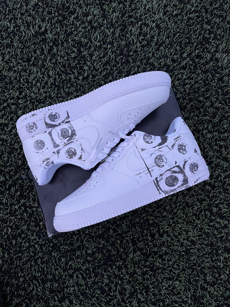 Кросівки Nike Air Force 1 x CDG x Supreme [найк аір форси кдг супрім]