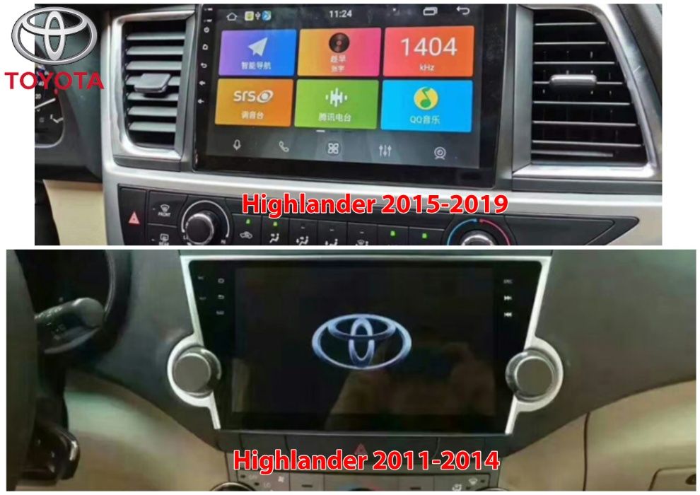 Магнітола Toyota Highlander 2011-2014, 2015-2019 на Android 10