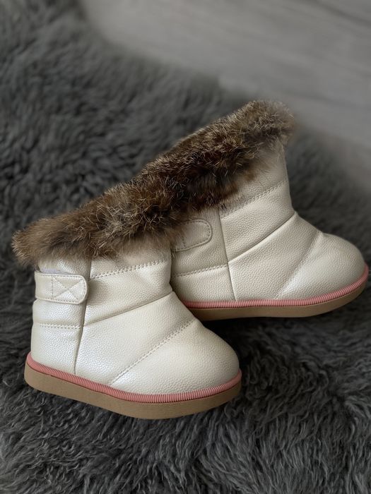 Дитячі угги б/у з натуральною опушкою 25 р