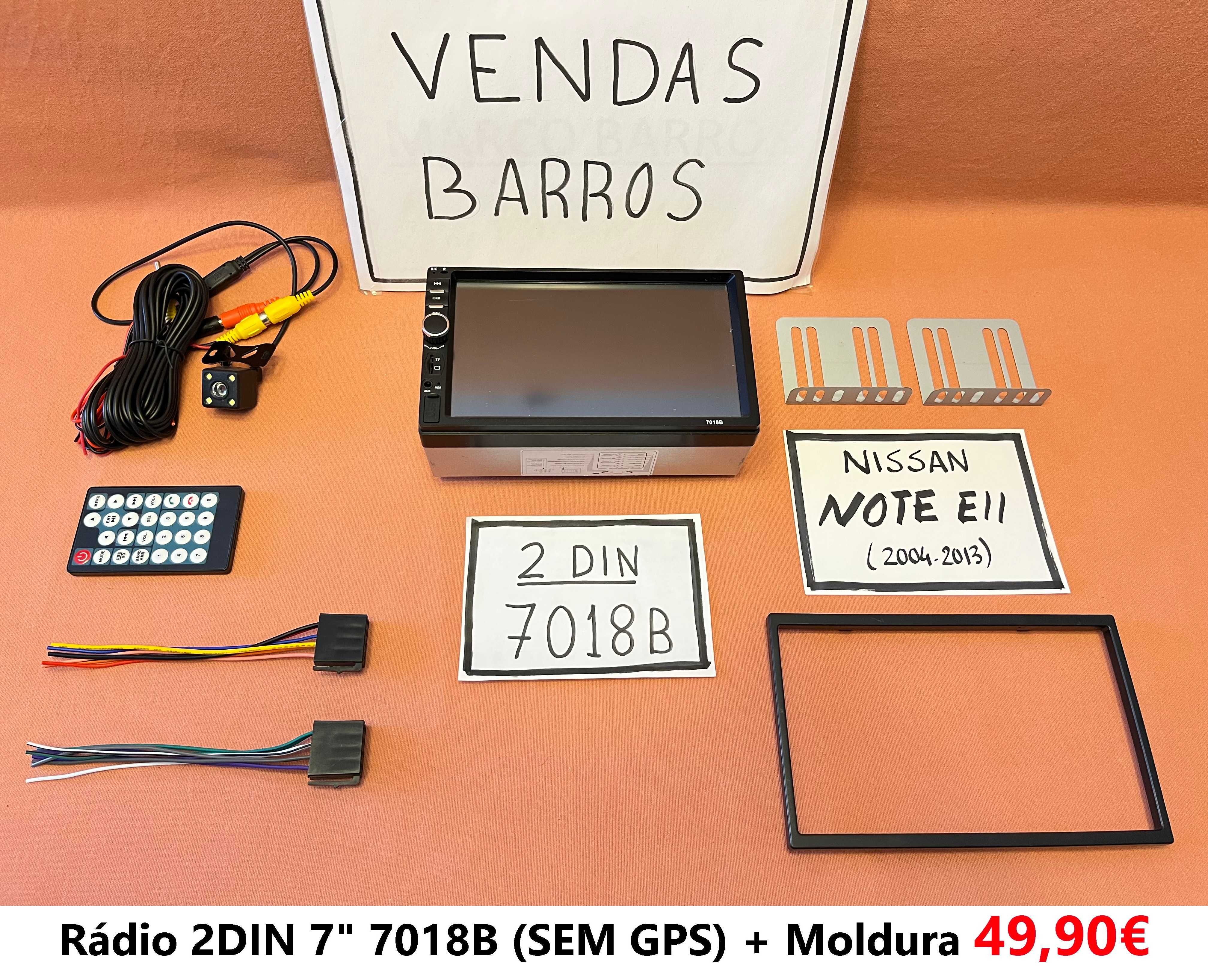 Rádio 2DIN • NISSAN • Note (2004 a 2017) • Android • E11 E12 [4+32GB]
