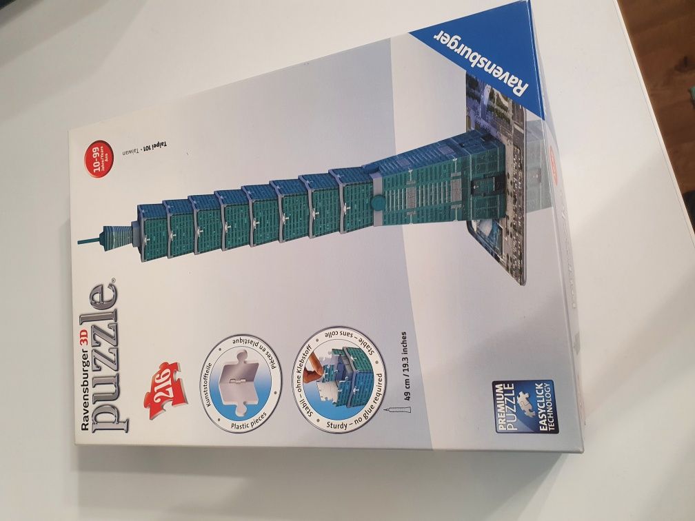 Puzzle 3d Wieża Taipei 101 Taiwan Ravensburger