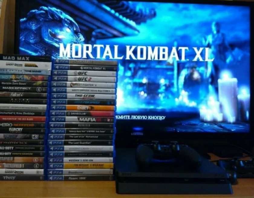 Аренда игровых приставок"SonyPS1234VitaXbox360One"+VR+GTA5MKXUFCFifa25