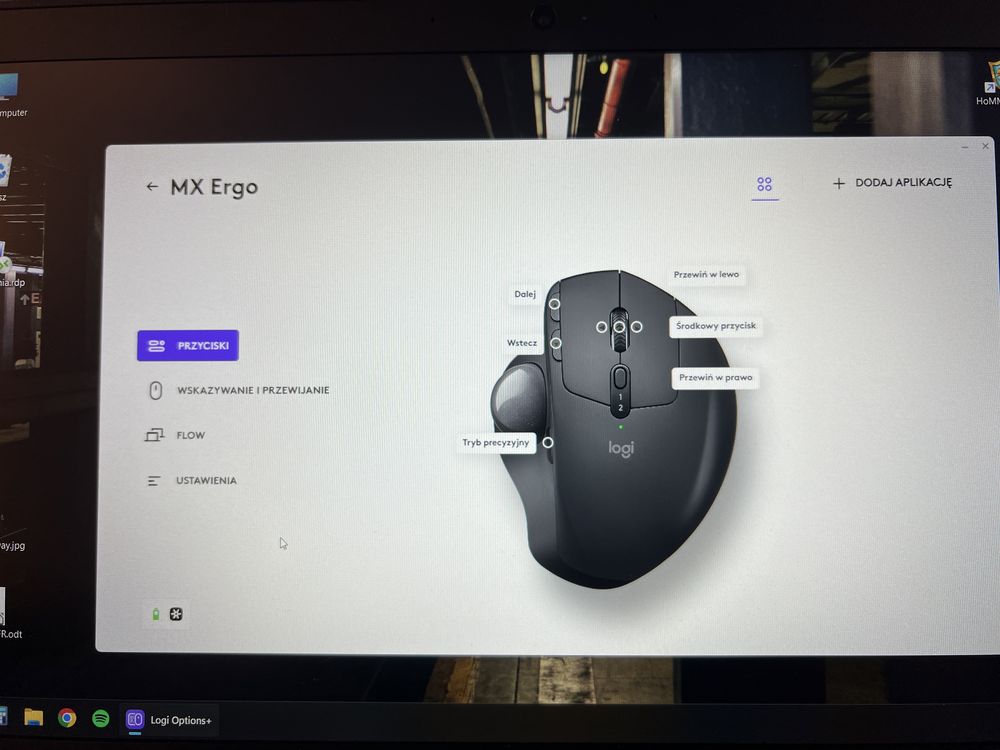 Myszka Logitech MX Ergo