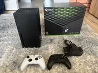 Konsola Xbox Series X + 2 x pad + 2 x akumulator do pada + ladowarka