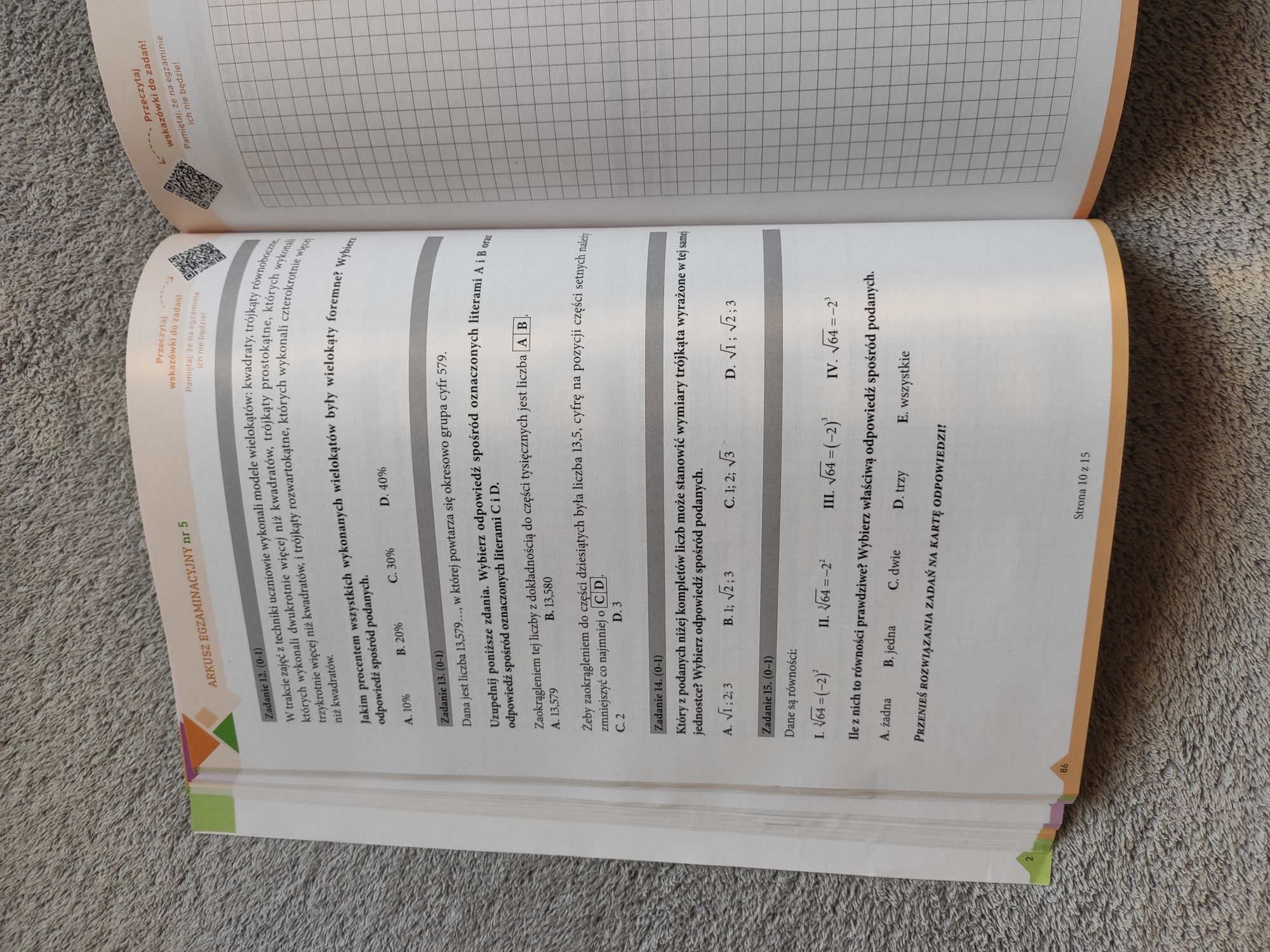 Arkusze E8 matematyka Greg