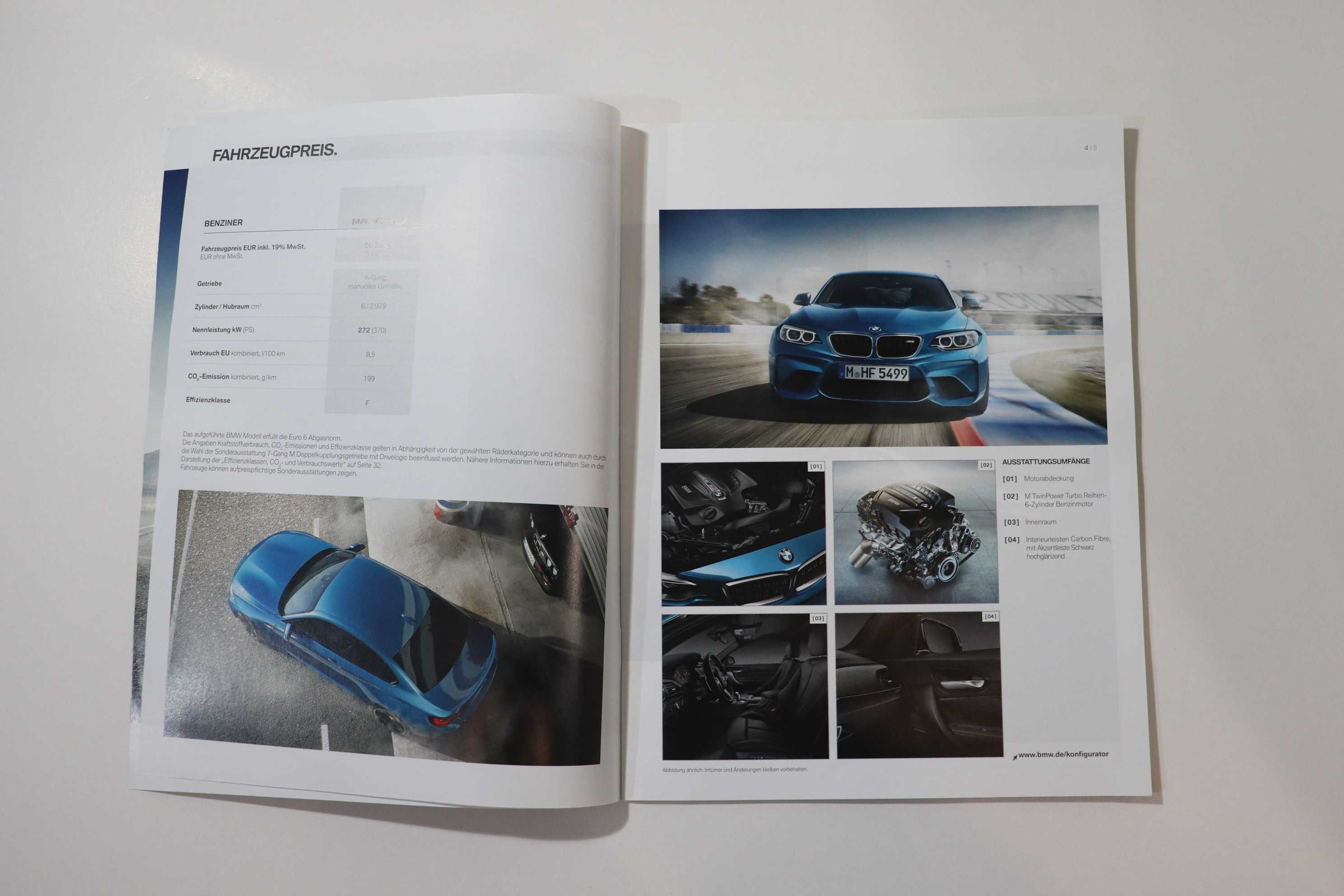 Catálogo BMW M2 (F87)