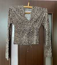 Кофтинка модний принт леопард 46-48 розмір (M, L)