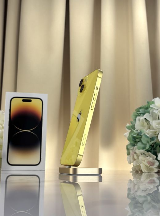 Опис!! iPhone 14 Yellow 128GB 91%АКБ Уцінка!! (Магазин Гарантія)