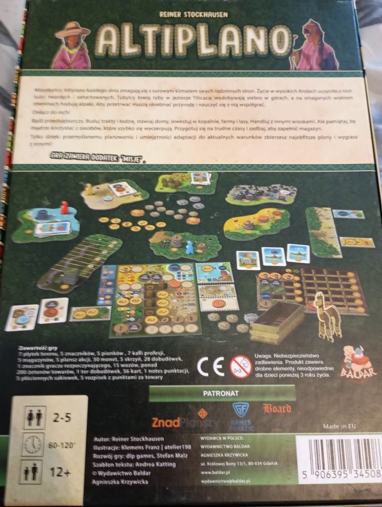 Altiplano gra planszowa pl