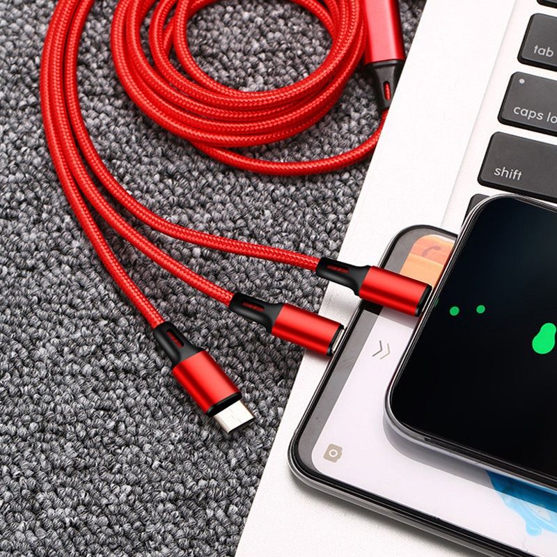 Kabel USB - USB typ C / microUSB / szybkiego ładowania i 1,2 m