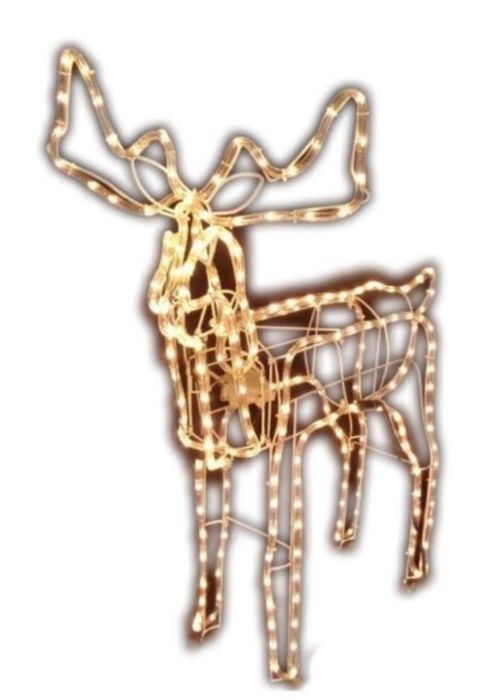Renifer led xxl 3D rusza głową nowy świąteczny piękny duży 120cm jeleń