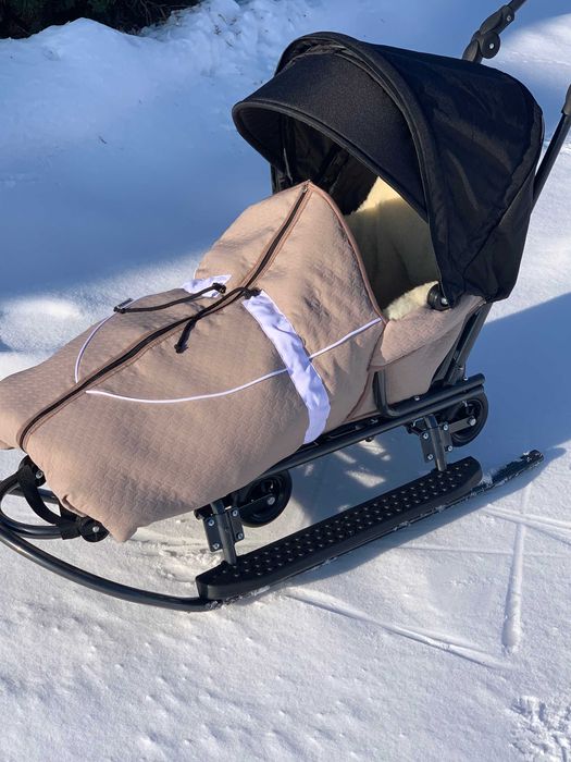 Санки с колесами Prampol Rasper Delux 7 в 1 (Польша)!