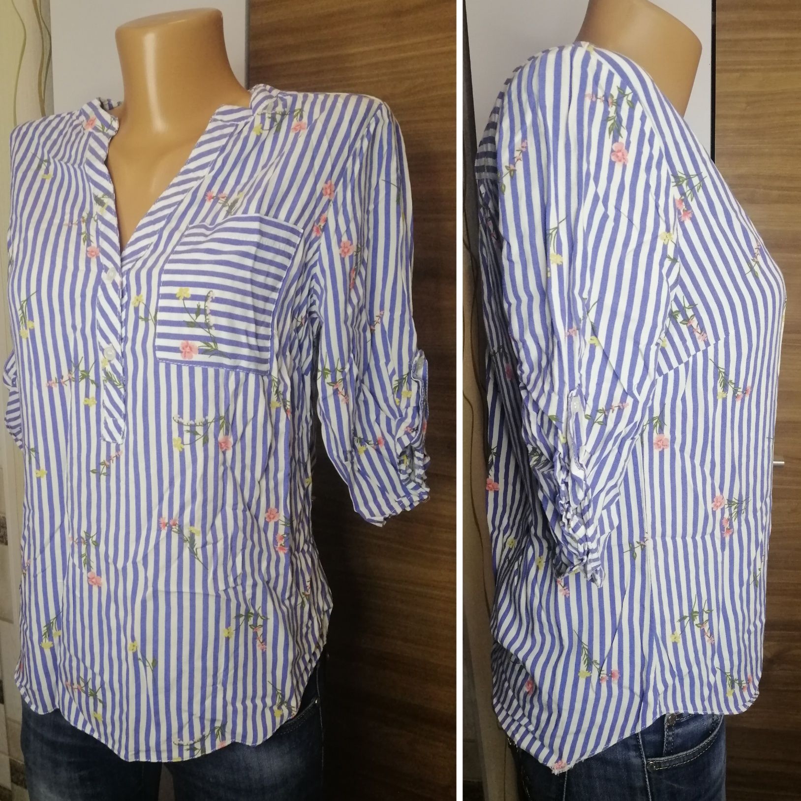 Сорочка блузка жіноча Полосатая рубашка Papaya