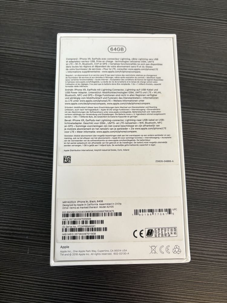 iphone XR 64gb  Neverlok комплект