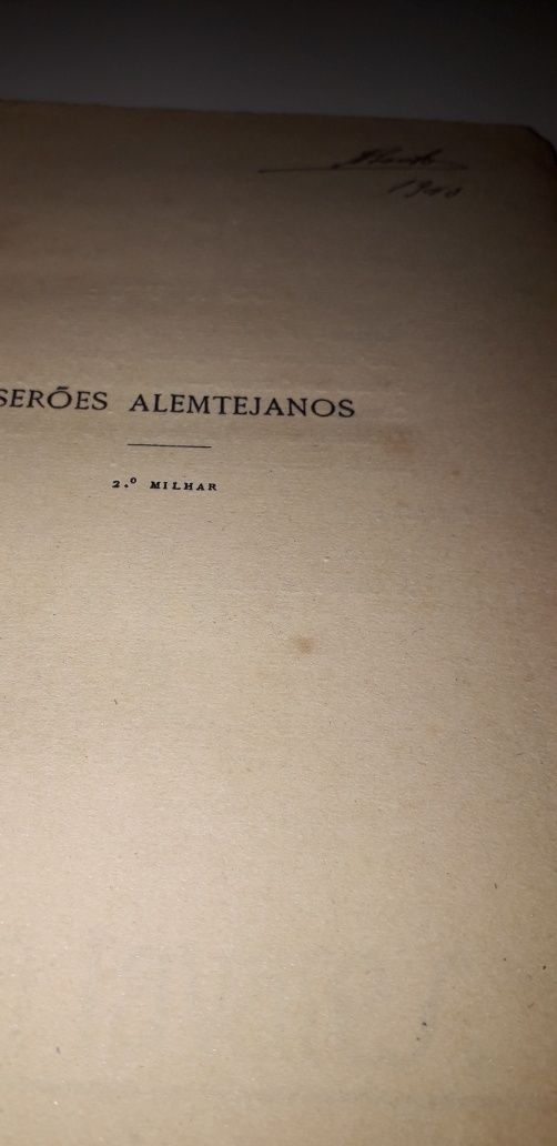 Serões Alentejanos - Silva Tavares (1920, 1° milhar)