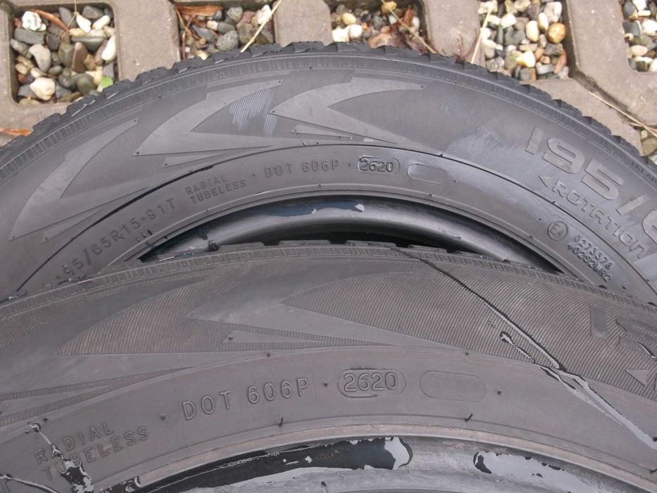 opony 195/65r15 91T Nokian Wr D4 dot2620 2sztuki zimówki opona