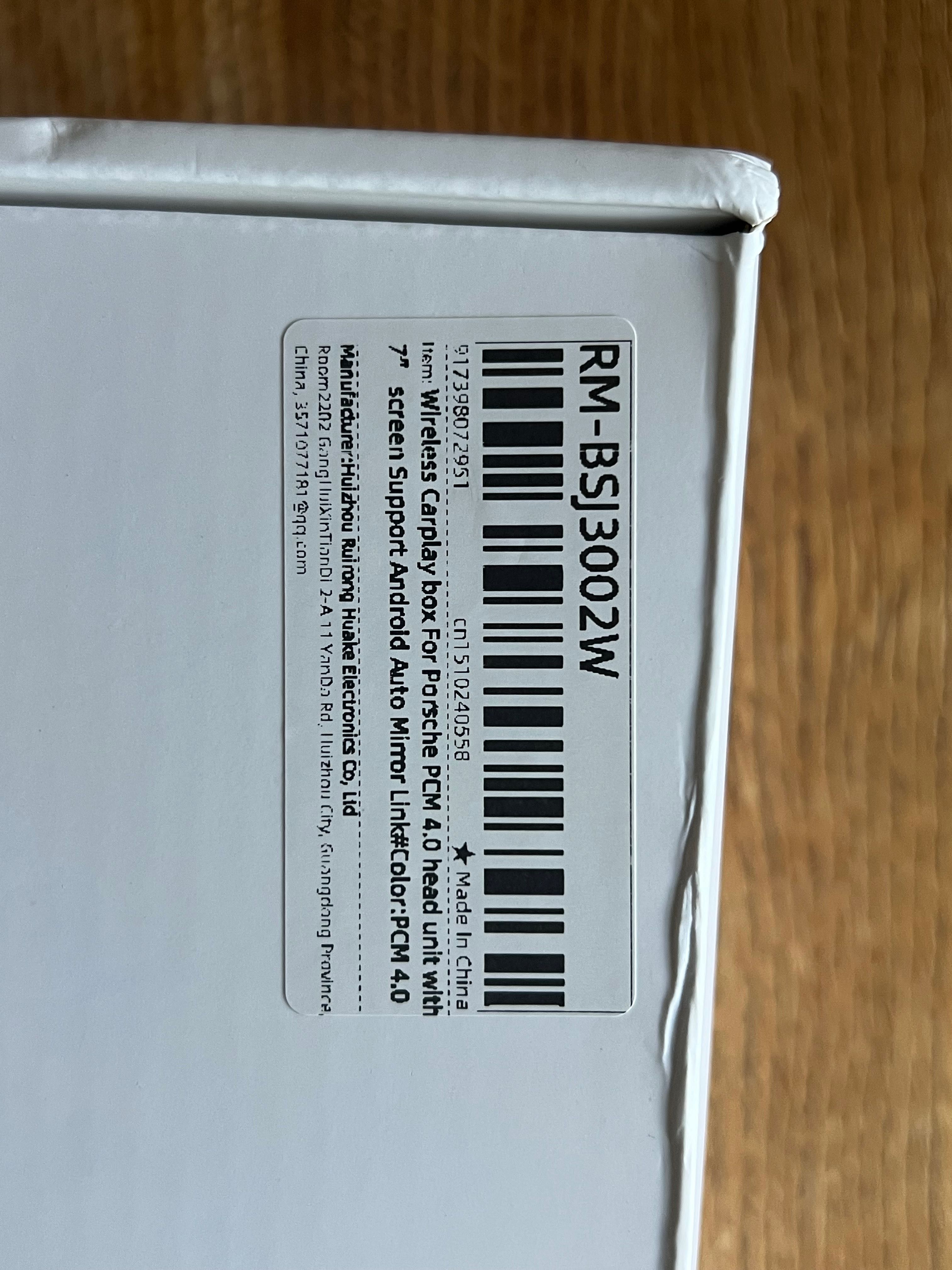 Carplay Porsche Macan pcm 4.0