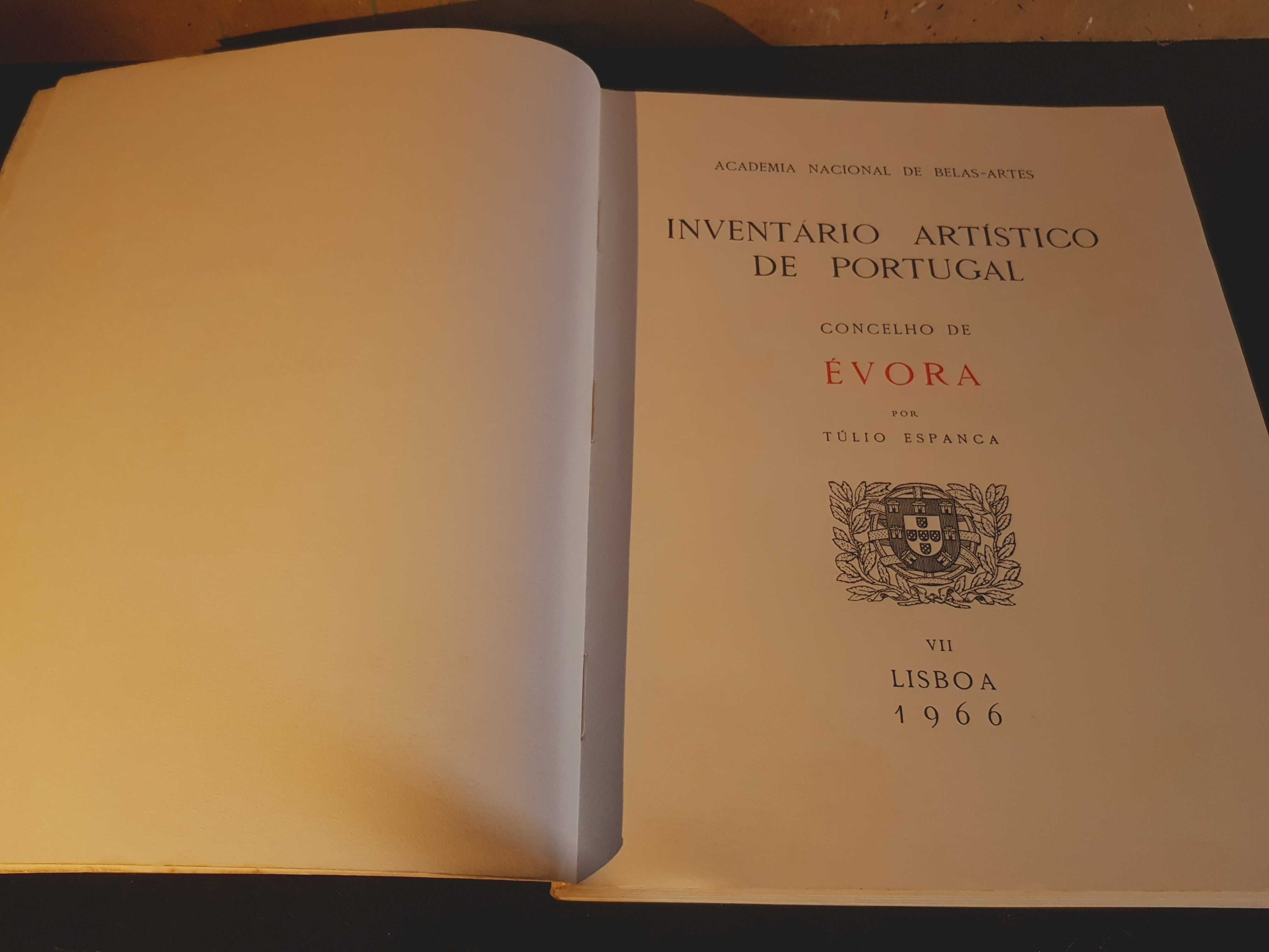 Inventário Artístico de Portugal - Concelho de Évora - 1966 VII 2 Vol