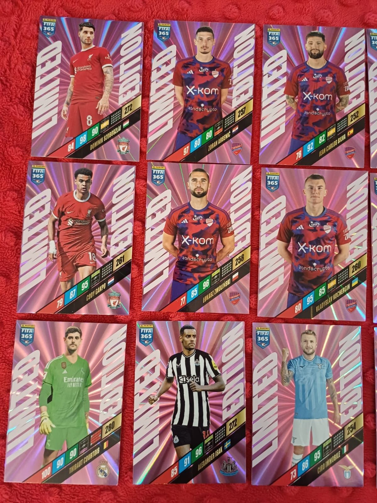 Limited Edition limitowana karty limitowane 2024 panini FIFA 365