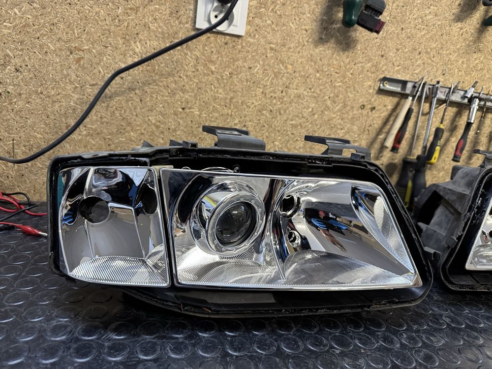 Lampy przednie xenon oem hella audi a6 c5 przedlift lewa prawa przód