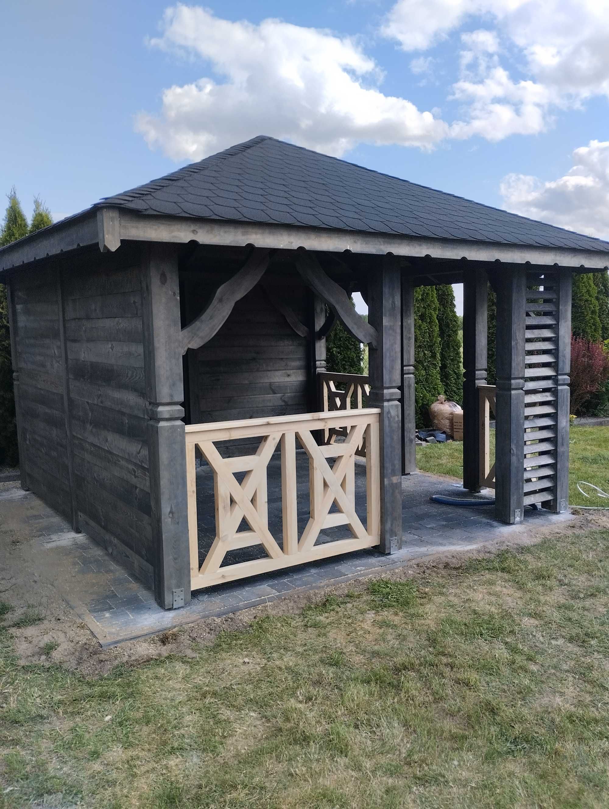 Altana ogrodowa Dębowa 3,5 X3,5m