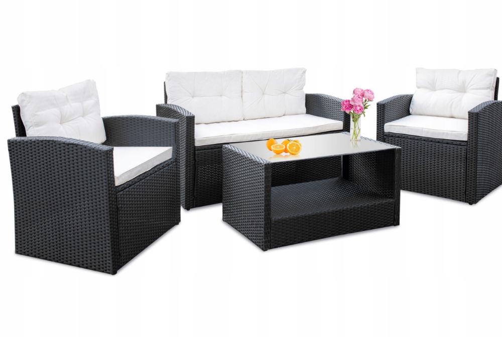 Pokrowce na poduchy do zestawu mebli ogrodowych 6 elementow