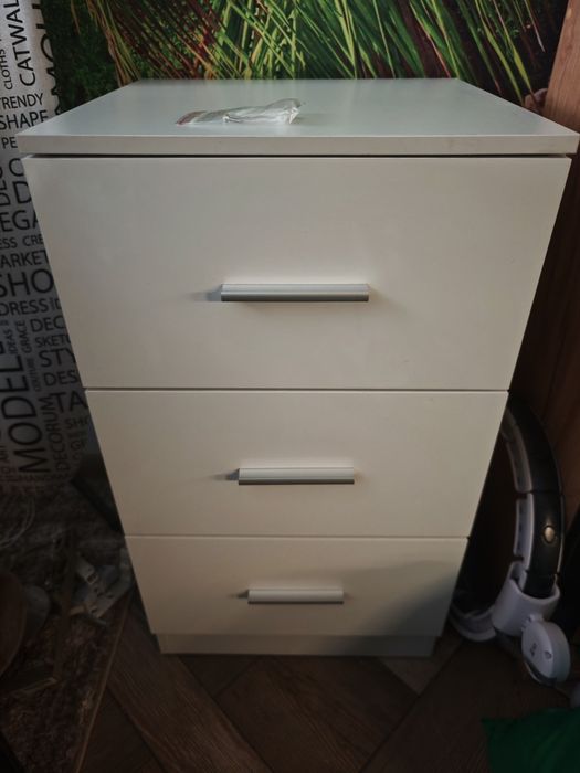 Szafka nocna / biurkowa Costway biala